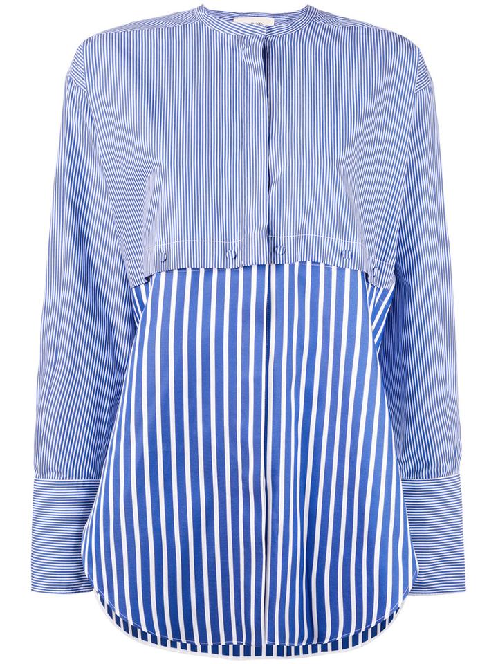 Ports 1961 - Striped Shirt - Women - Cotton - 38, Blue, Cotton