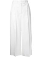 Proenza Schouler Tailored Culottes, Women's, Size: 10, White, Spandex/elastane/virgin Wool