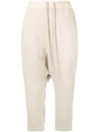 Rick Owens Drkshdw Drop Crotch Track Pants - Nude & Neutrals