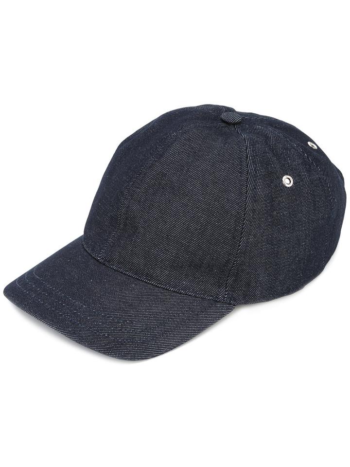 A.p.c. - Denim Cap - Men - Cotton - 62, Blue, Cotton