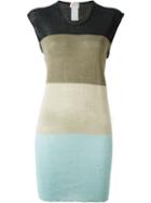 Kenzo Vintage Colour Block Dress, Women's, Size: Medium, Black