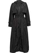 Prada Feather Nylon Raincoat - Black
