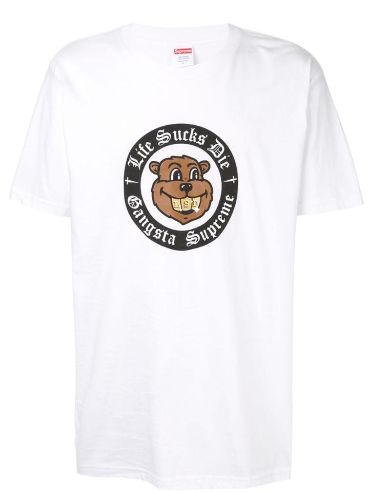 Supreme Life Sucks T-shirt - White