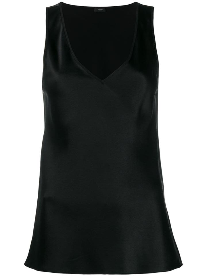 Joseph Sleeveless Shift Blouse - Black