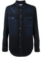 Msgm Denim Shirt, Men's, Size: 43, Black, Cotton