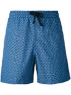 Chain Print Swim Shorts - Men - Nylon/polyester - S, Blue, Nylon/polyester, Fashion Clinic Timeless