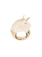 Bibi Van Der Velden Unicorn Ring, Women's, Size: 55, Metallic