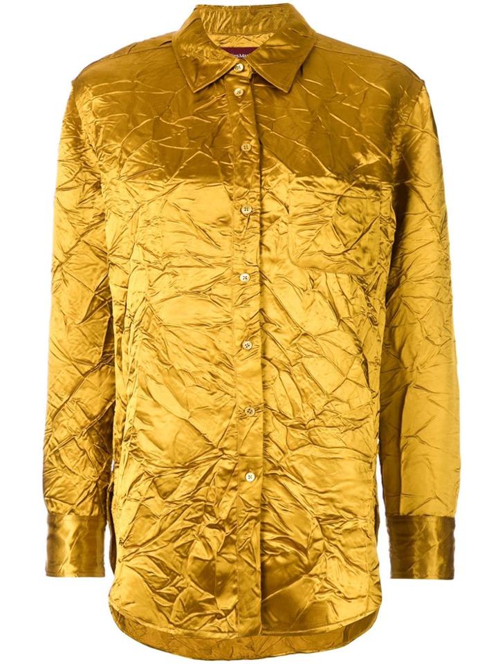 Sies Marjan Crinkled Shirt - Gold