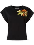 Boutique Moschino Flower Embroidered Top