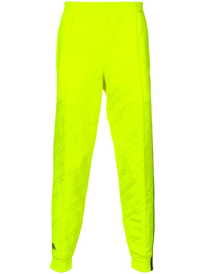 Adidas Originals By Alexander Wang Jacquard Joggers - Yellow & Orange