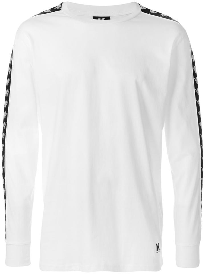 Kappa Kontroll Branded Sleeve Sweatshirt - White