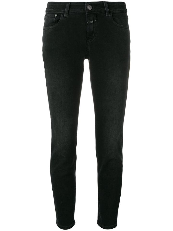 Closed Cropped Skinny Jeans - Black