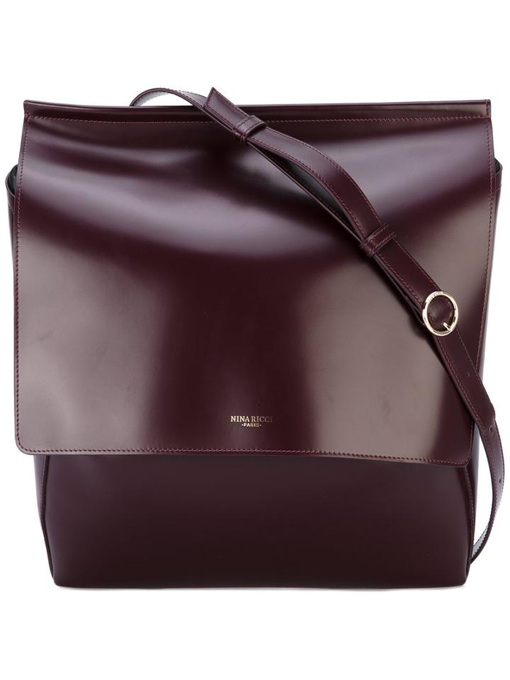 Vinaccio Shoulder Bag - Women - Leather - One Size, Red, Leather, Nina Ricci