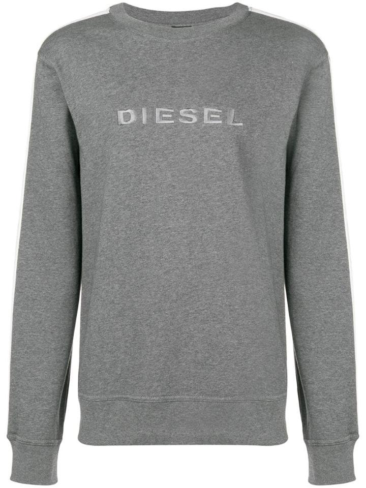 Diesel Basic Logo Sweatshirt - Grey