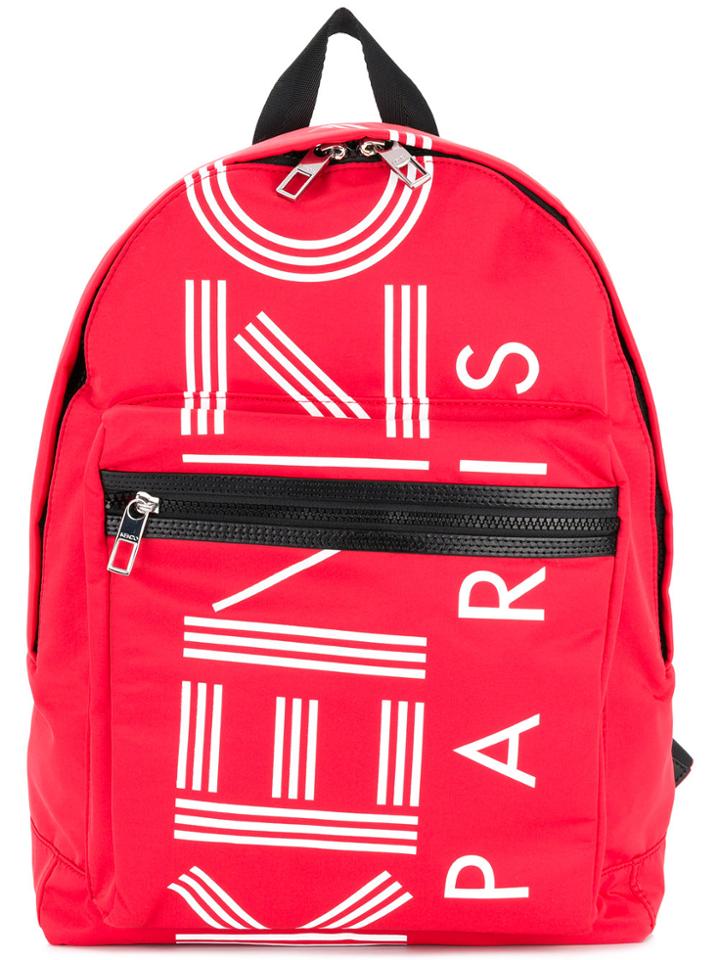 Kenzo Kenzo Sport Large Backpack - Red