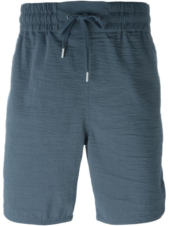 Helmut Lang Drawstring Shorts, Men's, Size: M, Grey, Cotton/polyester/ramie