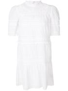 Isabel Marant Étoile Embroidered Perforated Dress - White