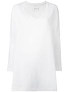 V-neck Dress, Women's, White, Cotton, Cecilie Copenhagen