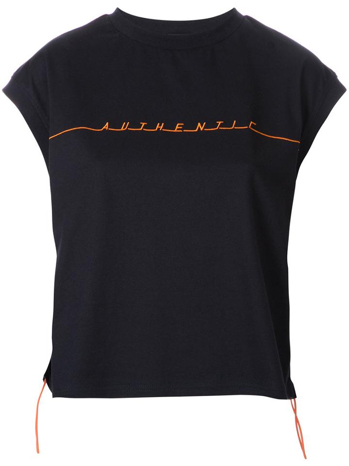G.v.g.v. - Authentic T-shirt - Women - Cotton - Xs, Women's, Blue, Cotton
