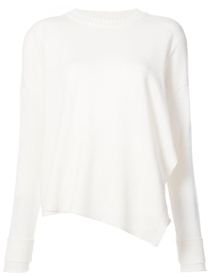Derek Lam 10 Crosby Asymmetric Jumper - White