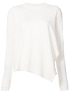 Derek Lam 10 Crosby Asymmetric Jumper - White