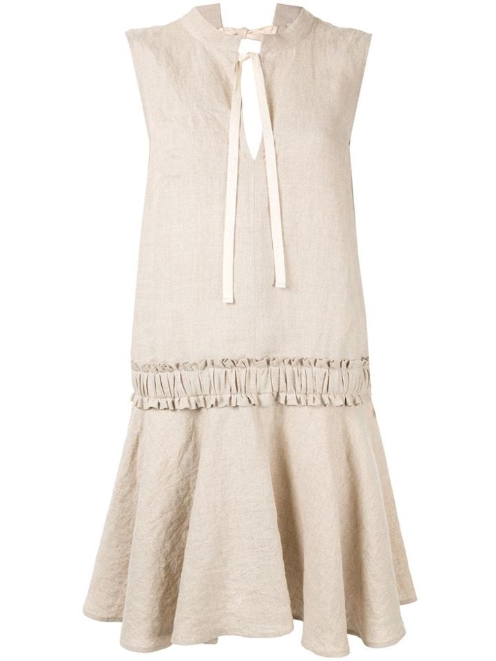 White Story Behati Dress - Brown