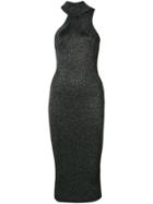 Cushnie Et Ochs Asymmetric Halterneck Dress - Black