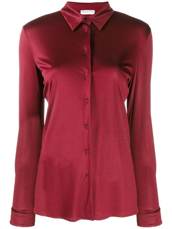 Emilio Pucci Button-down Shirt - Red