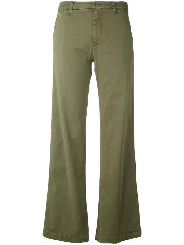 P.a.r.o.s.h. - Cotinto Trousers - Women - Cotton/spandex/elastane - Xl, Women's, Green, Cotton/spandex/elastane