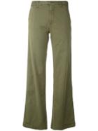 P.a.r.o.s.h. - Cotinto Trousers - Women - Cotton/spandex/elastane - Xl, Women's, Green, Cotton/spandex/elastane