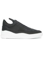 Filling Pieces Sky Emgrain Low Top Sneakers - Black