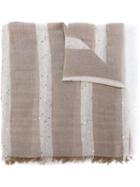 Eleventy Sequinned Stripe Tie
