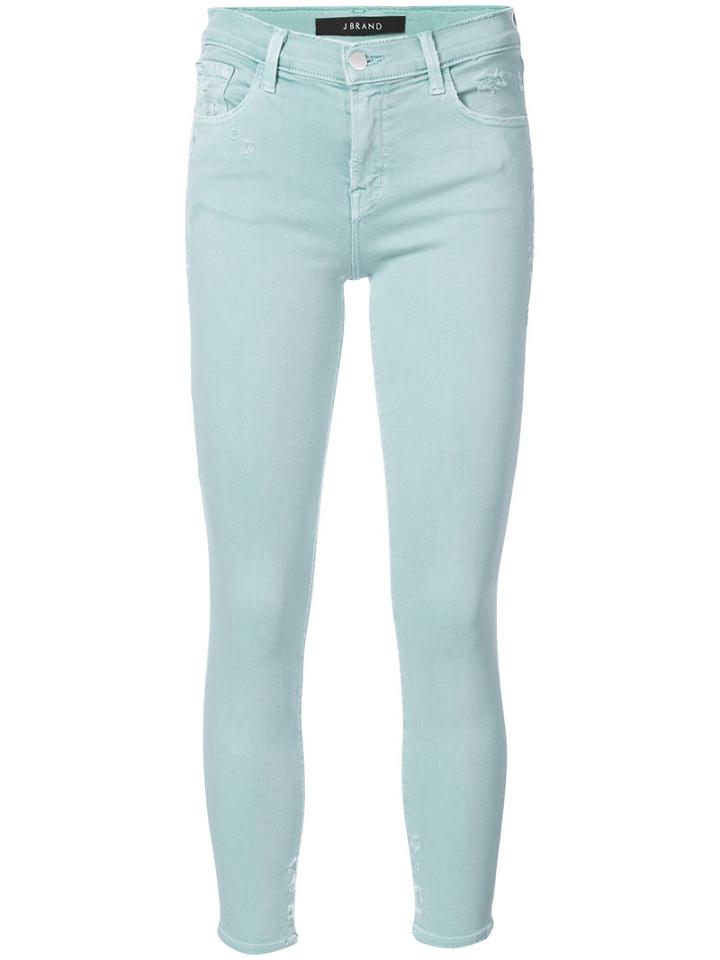 J Brand - Skinny Cropped Jeans - Women - Cotton/polyester/spandex/elastane - 29, Blue, Cotton/polyester/spandex/elastane