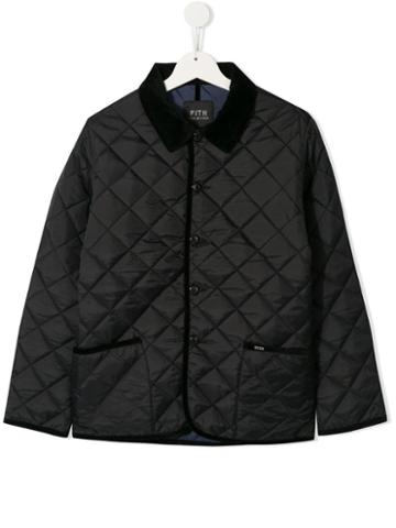 Fith Teen Quilted Coat - Black