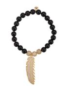 Lord And Lord Designs Feather Bracelet - Black