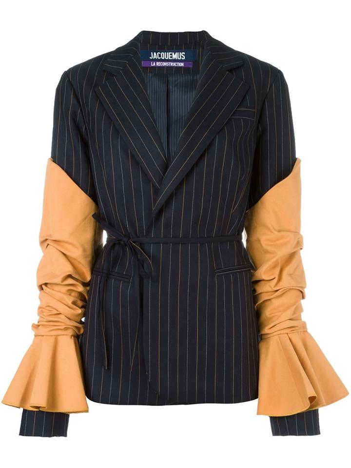 Jacquemus Striped Wrap Blazer