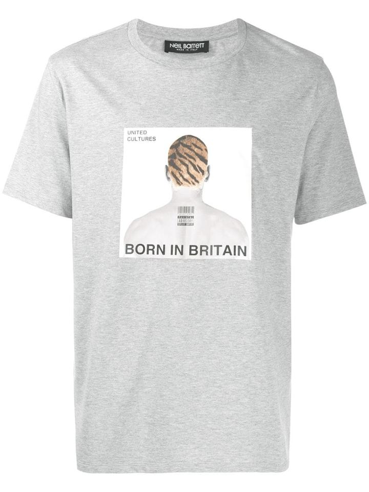 Neil Barrett United Cultures T-shirt - Grey