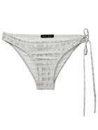 Baja East Croc Print Bikini Bottom