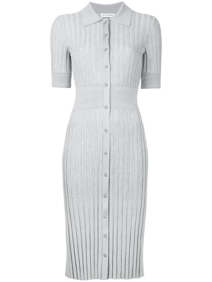 Altuzarra Ribbed Sweaater Dress - Grey