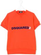 Dsquared2 Kids Teen Short Sleeved Sweatshirt - Yellow & Orange