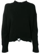 Helmut Lang Grunge Crew Sweater - Black