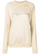 Balmain Logo Jersey Top - Neutrals