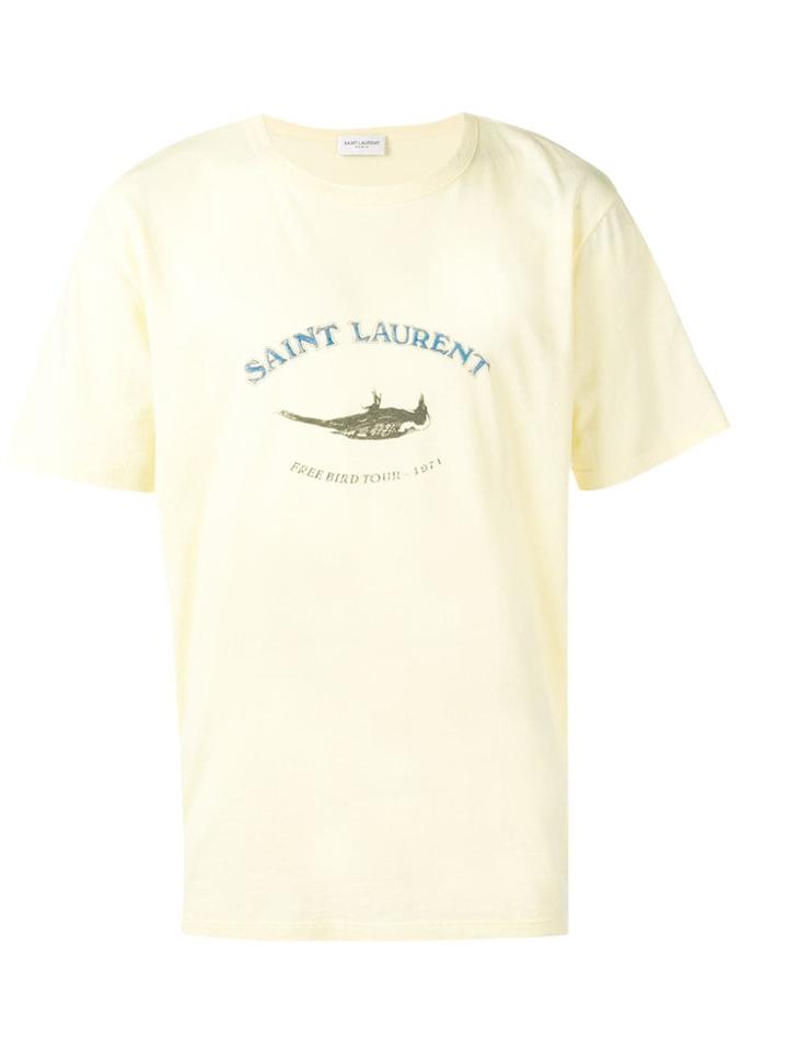 Saint Laurent Tour Logo Shirt - Yellow