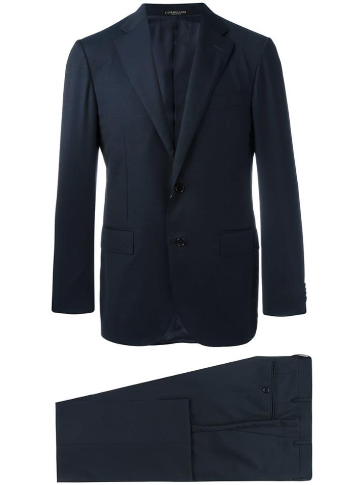 Corneliani Two Piece Dress Suit - Blue
