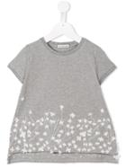 Moncler Kids Floral T-shirt, Boy's, Size: 6 Yrs, Grey