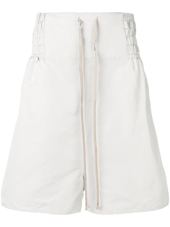 Rick Owens Knee Length Shorts - Neutrals