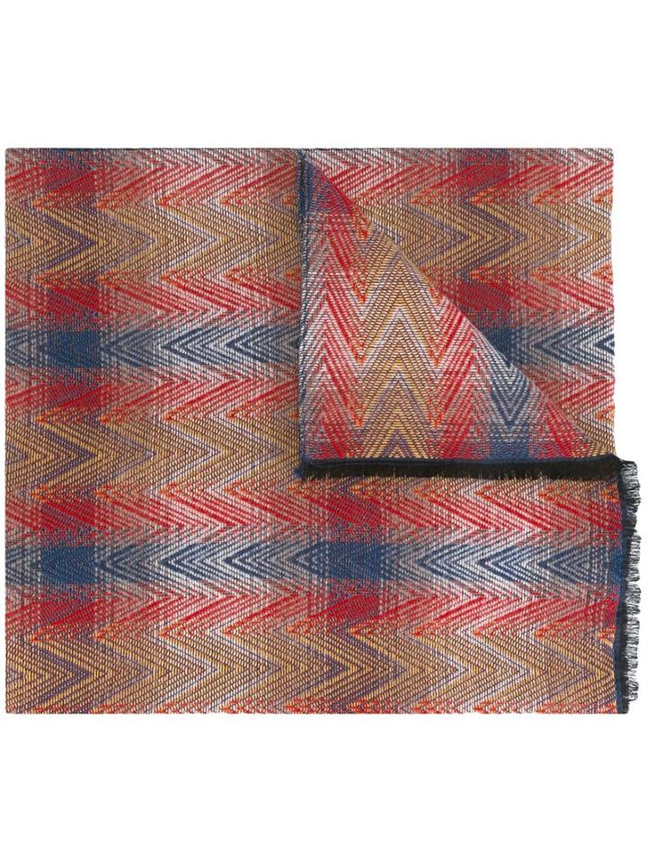 Missoni Zig Zag Jacquard Scarf, Adult Unisex, Silk/wool