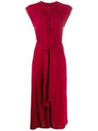Joseph Romy Crepe Jersey Dress - Red