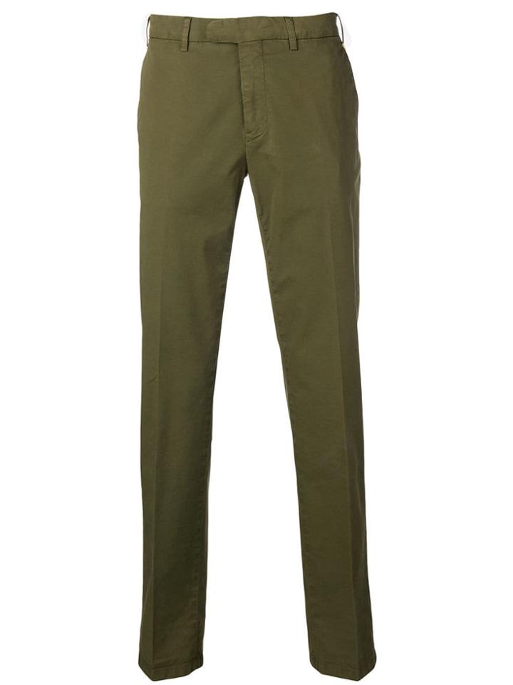 Canali Classic Chino Trousers - Green