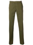 Canali Classic Chino Trousers - Green